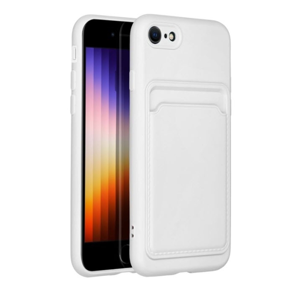 Silicone Card Case für iPhone 7 8  SE 2020 2022 in weiß Zubehör online kaufen
