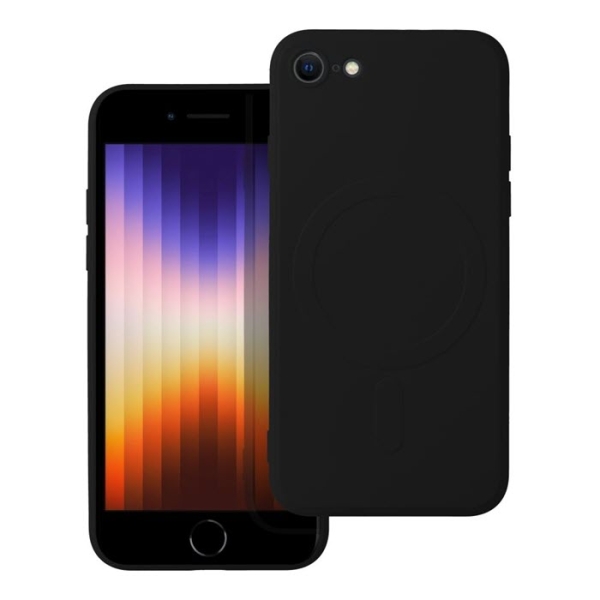 iPhone 7 8 SE 2020 2022 Silicone Mag Cover MagSafe in schwarz Zubehör online kaufen bestellen