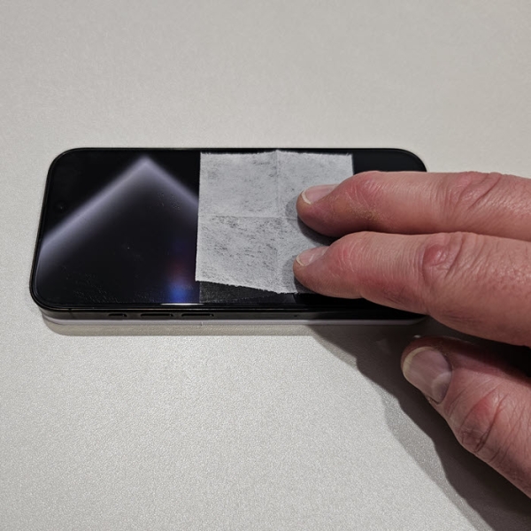 Nassreinigung Easy Stick Displayschutzfolie mit Montagerahmen und Entstaubungsfolie für iPhones online bestellen