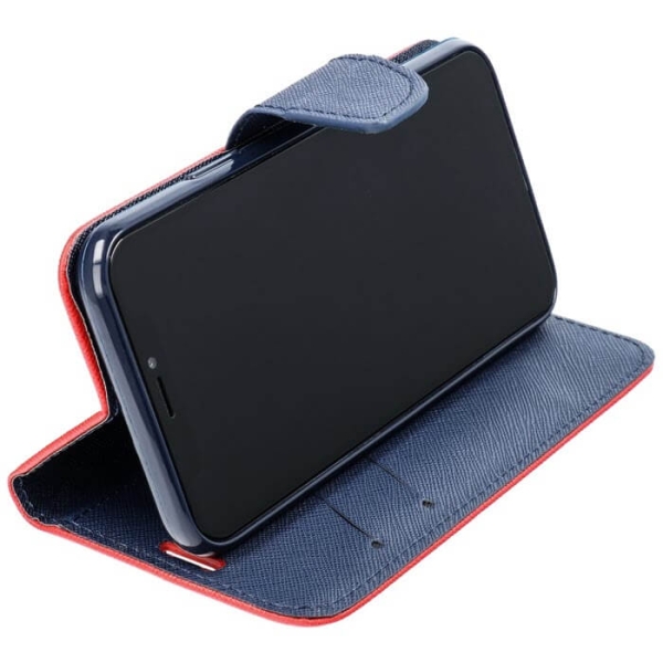 iPhone 11 Pro Max FANCY Book Case in rot aufgestellt Zubehör online kaufen bestellen