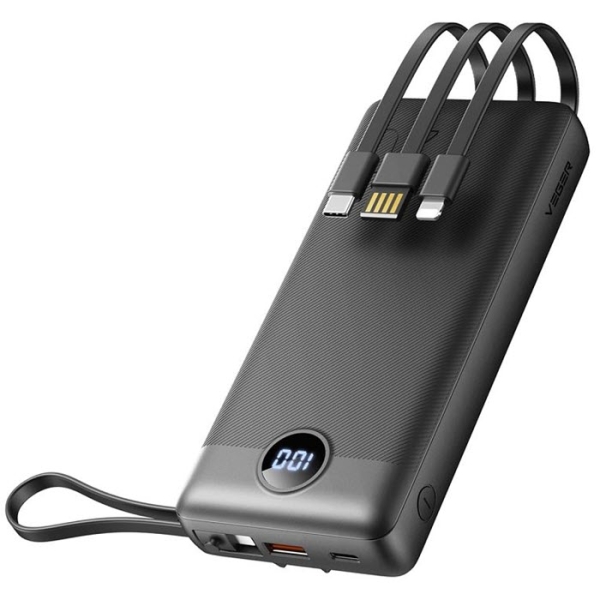 VEGER C20 iPhone Powerbank mit Lightning Kabel 20000mAh Zubehör online kaufen bestellen