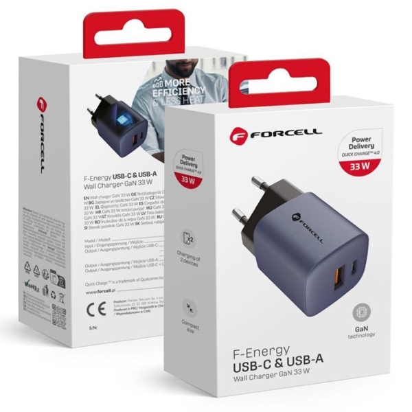 33W GaN3 Schnell Ladegerät für iPhone mit PD QC Verpackung Zubehör online kaufen