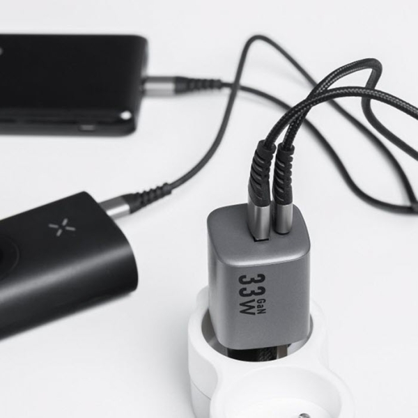 33W GaN3 Schnell Ladegerät für iPhone mit PD QC in Steckdose Zubehör online kaufen