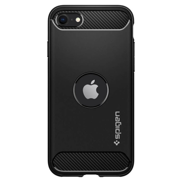 iPhone SE 2022 stabile Handyhülle Spigen Rugged Armor hinten online kaufen bestellen