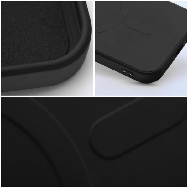 iPhone Silicone Mag Cover MagSafe in schwarz Details Zubehör online kaufen bestellen