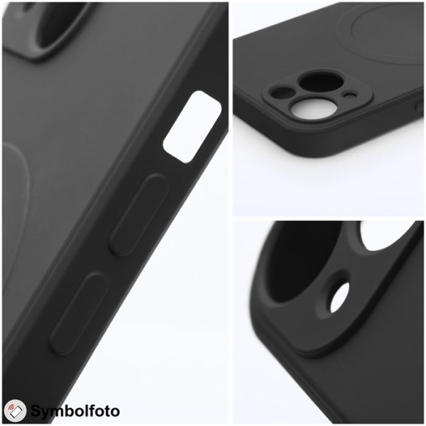 iPhone Silicone Mag Cover MagSafe in schwarz Details Zubehör online kaufen bestellen