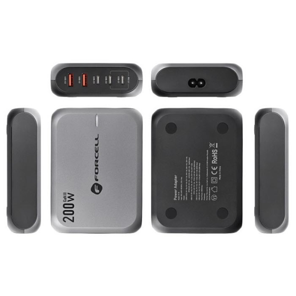 200W GaN3 Desktop Charger für iPad iPhone MacBook mit PD SFC QC alle Seiten Zubehör online kaufen