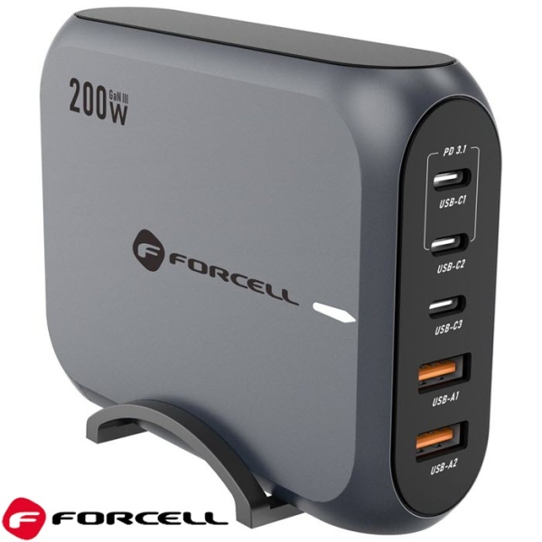 200W GaN3 Desktop Charger Superschnell Ladegerät für iPad iPhone MacBook mit PD SFC QC Zubehör online kaufen