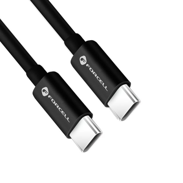iPhone Ladekabel USB-C mit 60W FORCELL F-ENERGY C338 schwarz online bestellen