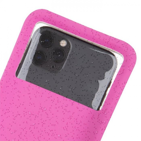 Wasserdichte iPhone Handyhülle zum umhängen in pink Tactical Splash Pouch hinten Zubehör online kaufen