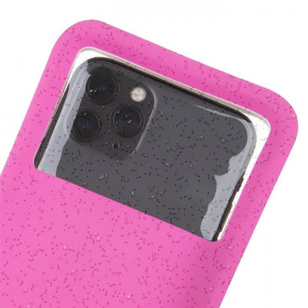 Wasserdichte iPhone Handyhülle zum umhängen in pink Tactical Splash Pouch hinten Zubehör online kaufen