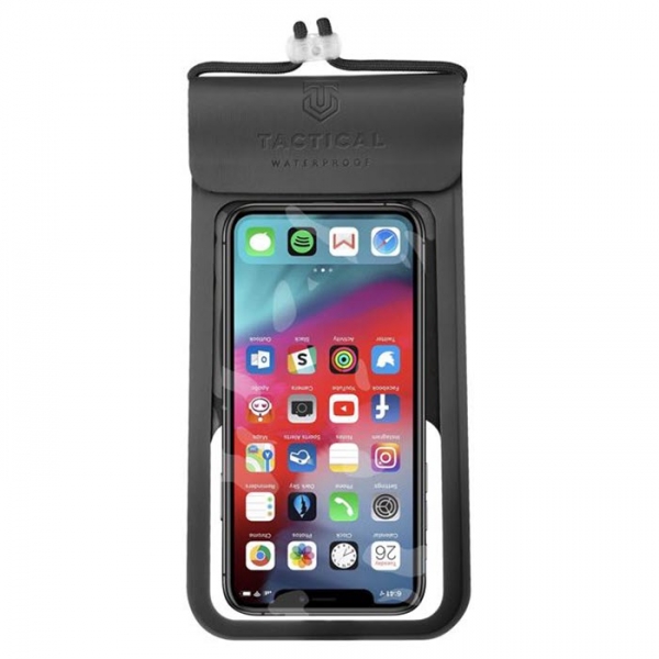 Wasserdichte iPhone Handyhülle zum umhängen in schwarz Tactical Splash Pouch vorne Zubehör online kaufen