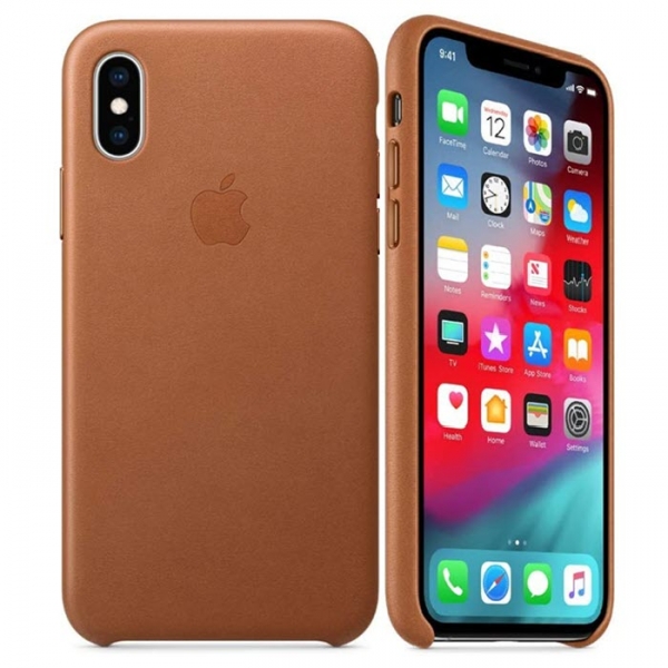 iPhone X Leder Case Sattelbraun Apple Original MRWP2ZM/A Kombi online kaufen bestellen