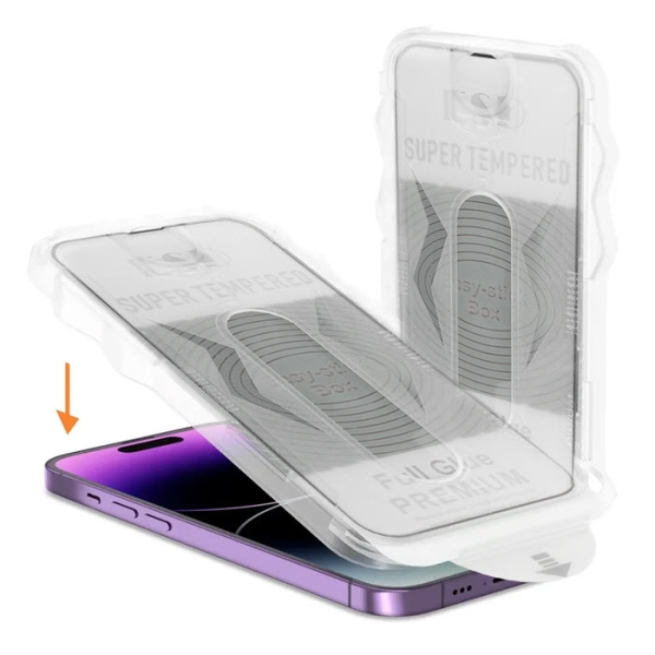 Easy Stick Displayschutzfolie mit Montagerahmen und Entstaubungsfolie für iPhones online kaufen
