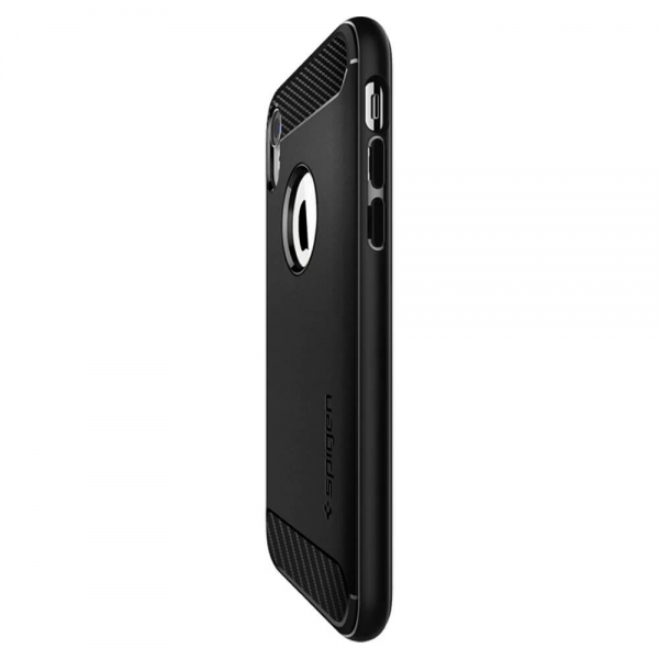 iPhone XR stabile Handyhülle Spigen Rugged Armor schräg online kaufen bestellen