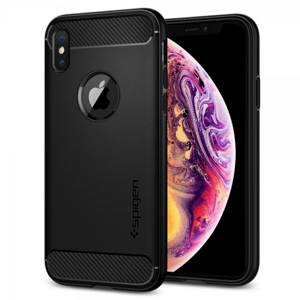 iPhone XS stabile Handyhülle Spigen Rugged Armor online kaufen bestellen