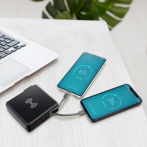 iPhone Multi-Charger Powerbank 20W PD Qi 10000mAh Forcell mit Handys Zubehör online kaufen